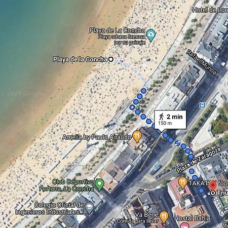 Apartamento Amplio Y Central A Pie De Playa La Concha Saint-Sébastien Extérieur photo