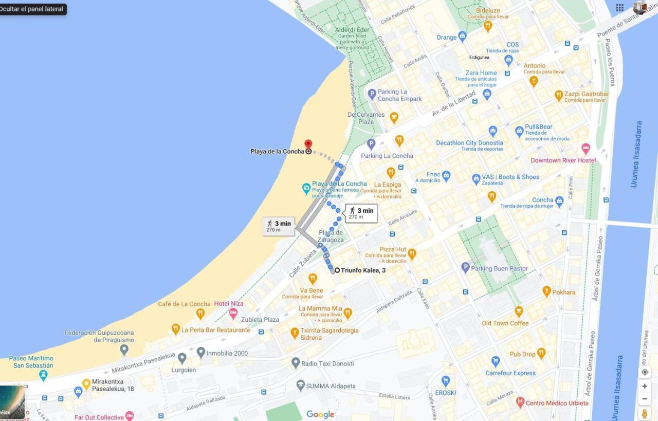Apartamento Amplio Y Central A Pie De Playa La Concha Saint-Sébastien Extérieur photo